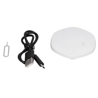 ZigBee Temperature Humidity Sensor Wireless Smart Switch 3-Device Control with Sound Light Alarm for Smart Home Automation