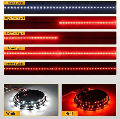 GOOACC 48"/49" Truck Tailgate Light Strip 90 LED Single Row Light