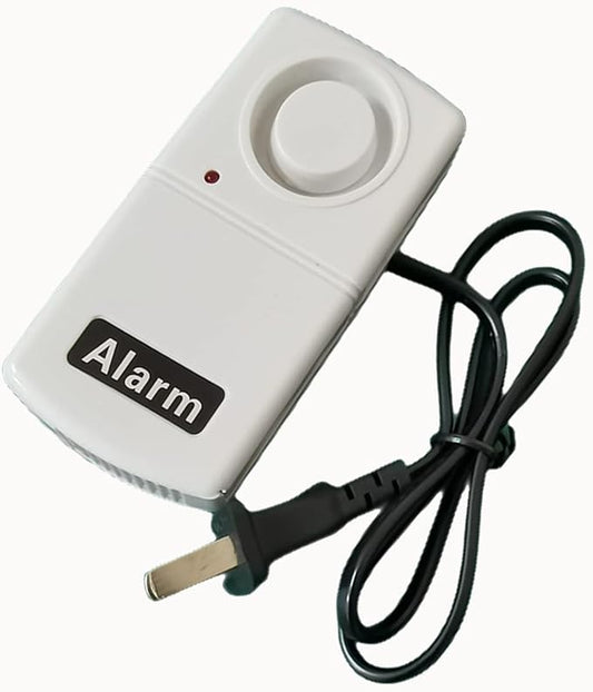 1pc Power Failure Alarm Automatic Power Cut Failure Alerter 120db LED Indicator Smart Alarm Warning Siren (Needs 9V Battery,Not Included) (1)
