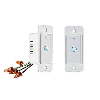 Zigbee Paddle Touch Smart Switch, Compatible with Alexa, Google Home, Hubitat, and HA, Neutral Wire Required (3)