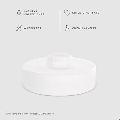 Aroma360 - Fly Smart Car Diffuser Oil | Aromatherapy Oil for Cars |Pamplemousse, Citron Zest, Heliotrope Flower, Bulgarian Rose, Pink Peppercorn, Jasmine, Tonka Bean, Amber, Sheer Musk, Patchouli 20mL