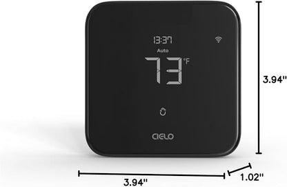 Breez Max Smart WiFi Thermostat for Mini-Split, Window, Portable AC (Black)