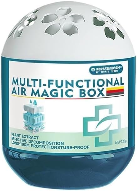 Disposable Air Purifier Box, 20-30 Days Lifespan Air Magic Box, Small Air Purifier for Odor Elimination, Dust Absorption, Smoke Purification (1)