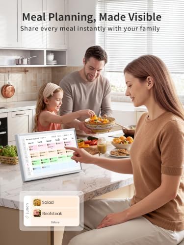 Airzeen 10.1" Digital Wall Calendar, No Subscription Smart Family Planner