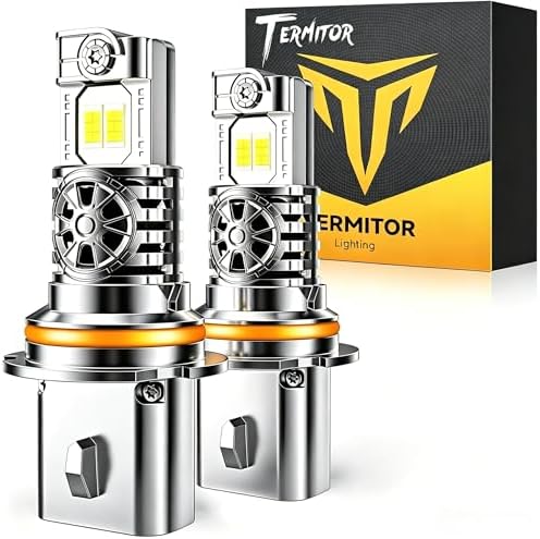 Termitor 2026 Latest 9007/HB5 Light Bulbs, 110,000LM 15X Bright Light Bulbs