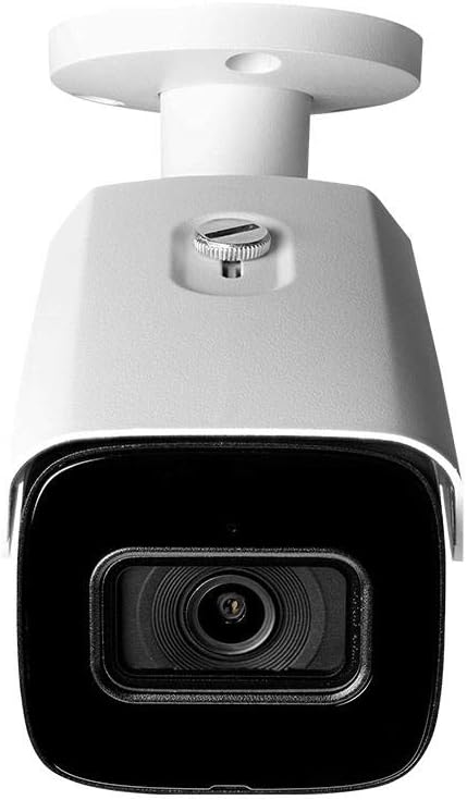 Lorex 4K (8MP) Smart IP Bullet Security Camera with Listen-in Audio and Real-Time 30FPS Recording - White