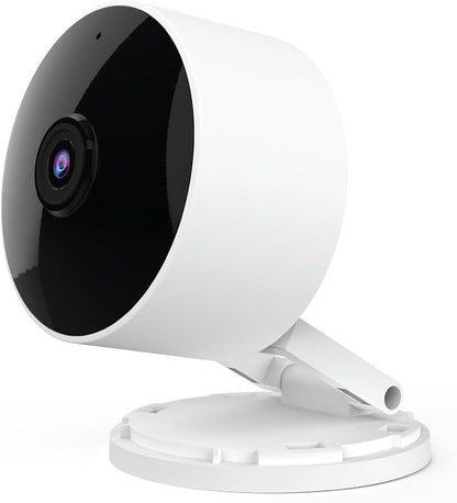Feit Electric Indoor Security Camera, 2K WiFi Indoor Camera for Pets & Home Monitoring, AI Motion Detection, Plug-in Camera with Night Vision, Two-Way Audio, Local Storage, Works with Alexa & Google