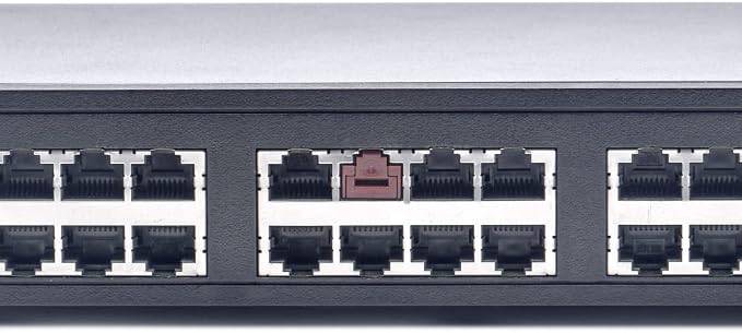 RJ45 Port Lock with Key - 10 Locks 1 Key (Brown)