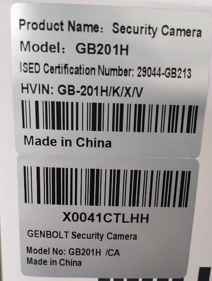 GENBOLT PTZ WiFi Security Camera Outdoor with Dual Lens, CCTV Surveillance with Dual View, Cloud Storage Upgraded with Color Night, Auto Tracking Humanoid Detection [DC&PoE]