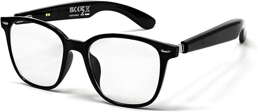 Smart Audio Glasses, Open Ear Bluetooth Sunglasses with Anti-Blue Light and UV Protection Lenses, Wireless Hands-Free Calling and Music for Driving, Business and Daily Wear