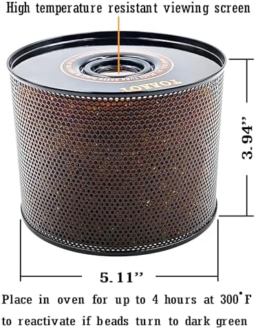 Gun Safe Dehumidifier, Moisture Absorbers, TOAAOT 800g Silica Gel Canister for Gun Case, Tool Box
