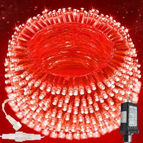 200 LED Connectable String Lights, 66FT Christmas Lights Outdoor Indoor