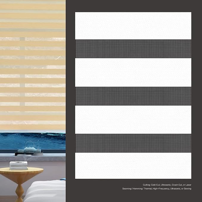 Light Filtering Motorized Zebra/Roller Shades – LightFiltering-Siena BL2 Series Smart Remote Control Window Blinds