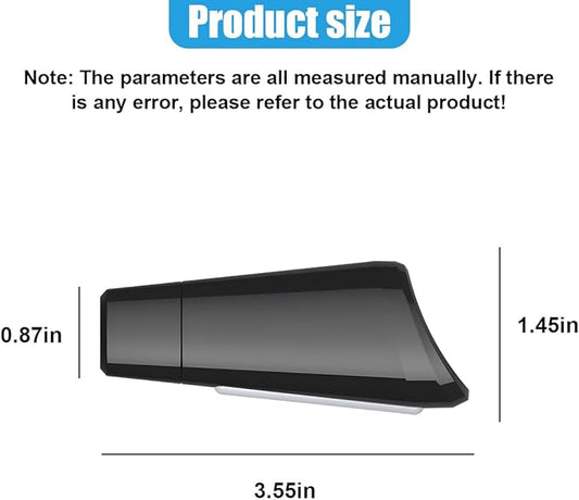 Car Air Cleaner Ionizer, Plug-in Auto Air Freshener With Ambient Lighting, Portable USB Vehicle Odor Eliminator for Removing Smoke, Pet and Food Odors, Dust (Black)