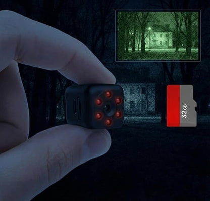 KUUS. 0.9 inch Hidden Camera, Micro Spy Camera, Small Camera, Hidden Cameras for Home. Miniature Train spy cam. Night Vision Motion Detection | Includes 32GB TF Card! | NO APP! No Wi-Fi C1PRO