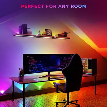 Enbrighten Spectrum Remote Controlled Indoor Accent Wall String Lights