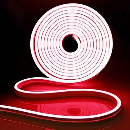 iNextStation 16.4FT 12V LED Strip Lights Red Neon LED Rope Lights (No Plug)