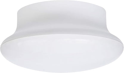 Sylvania Ultra LED Porcelain Ceiling Light Fixture, 60W : 9W, Energy Star, Non-Dimmable, Medium Base, 4000K, Cool White - 2 Pack (75081)