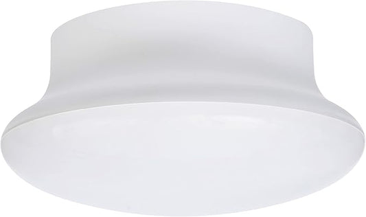 Sylvania Ultra LED Porcelain Ceiling Light Fixture, 60W : 9W, Energy Star, Non-Dimmable, Medium Base, 4000K, Cool White - 2 Pack (75081)