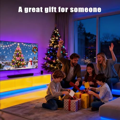 DAYBETTER Smart RGB Led Strip Lights, 150ft Led Lights for Bedroom with App Control, Multicolor Changing Led Light Strips Apply for Home Decor, Living Room, Kitchen, Home Party Decoration