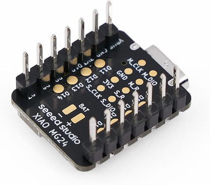 Seeed Studio XIAO MG24 3PCS Pack - Silicon Labs EFR32MG24, Matter Native Over Thread/BLE 5.3, Arduino IDE Compatible, 1.95μA Ultra-Low-Power, Secure Vault, 19 GPIOs