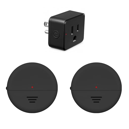 NineLeaf Wireless Motion Sensor Outlet Plug Timer Auto Off, 260FT RF Range