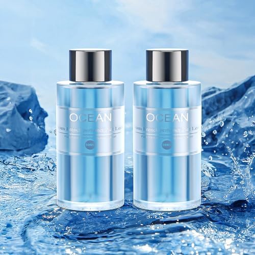 Amor Lyris 2 Packs Essential Oil Refill for Smart Car Air Freshener, 3.5OZ Car Diffuser Refill, Aromatherapy Perfume Refill Can be Used for 4-8 Months, Made with Natural Plant Extracts, Ocean