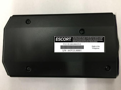 Escort MAX 3 Laser Radar Detector, Bluetooth Connectivity, Premium Range
