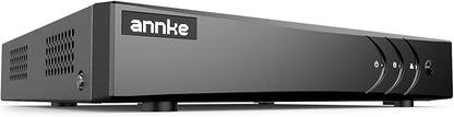 ANNKE 3K Lite H.265+ Security DVR Recorder with AI Human/Vehicle Detection, 8CH Hybrid 5-in-1 CCTV DVR for Surveillance Camera, Supports 8CH Analog and 2CH IP Cameras, Remote Access (No Hard Drive)