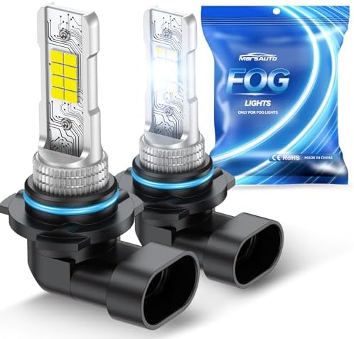 Marsauto 9006 LED Fog Light Bulbs, 1:1 OEM Size HB4/9006 Fog Lights