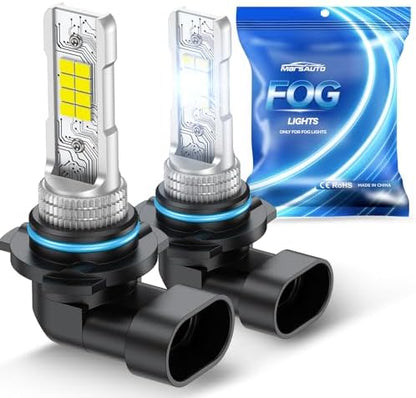 Marsauto 9006 LED Fog Light Bulbs, 1:1 OEM Size HB4/9006 Fog Lights
