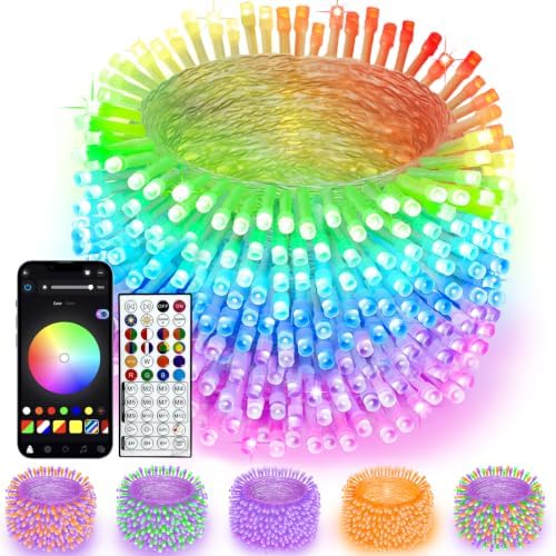 500 LED Smart RGB Color Changing String Lights APP & Remote for Halloween