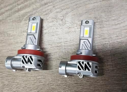 SEALIGHT H11/H9/H8 Light Bulb, 1000% Brighter than Origin, 6500K Output Canbus Ready, IP68 Waterproof, 80000Hrs Lifespan, 1：1 Size Installation, Pack of 2