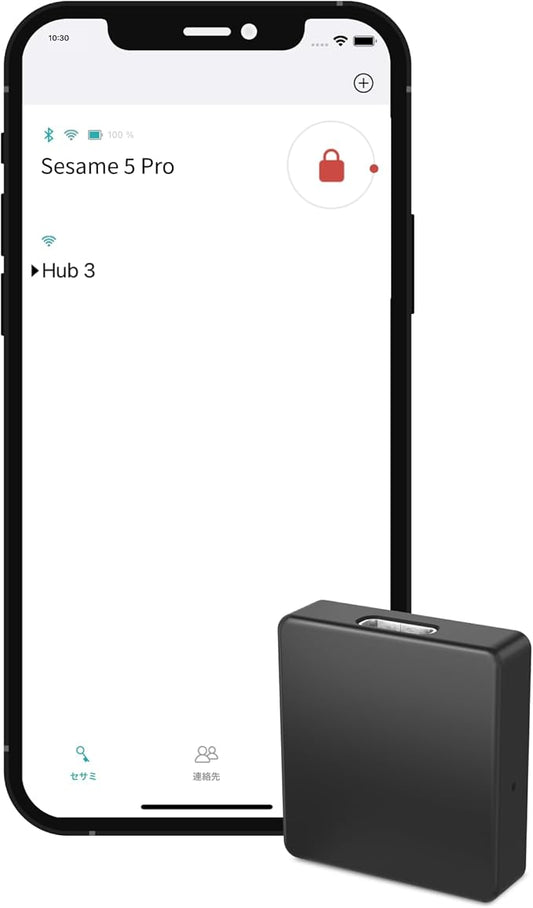 CANDY HOUSE, Hub3 WiFi for Sesame Smart Lock 5/5Pro/5US, Remote Lock/Unlock, Compatible with Alexa, Google Assistant, Siri, Apple Watch, Smart Home, WiFi Matter Compatible (Black)