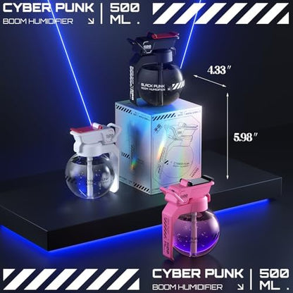 Portable Mini Desktop Humidifier,Cool Mist,relieve pressure and stress,Cool Steam,Water Bottle for Bedroom,Office,Outdoor Travel,Gaming Room