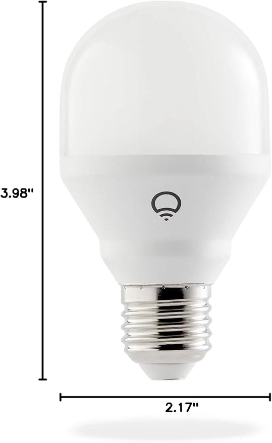 LIFX Mini 800-Lumen LED Light Bulb (L3A19MC08E26) Multi Colored - 1 Pack, 120 volts, 9W - New
