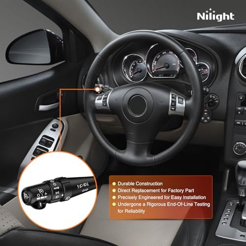 Nilight Turn Signal Switch Compatible with 2006-2008 Pontiac Grand Prix