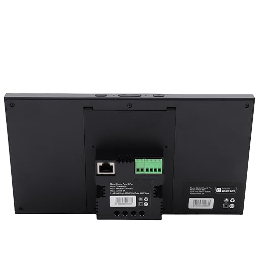 Jiawu 8 Inch Smart Home Control Panel with Built in Voice Control for Smart Scene Wall Panel, Easy Wall Mounted Installation