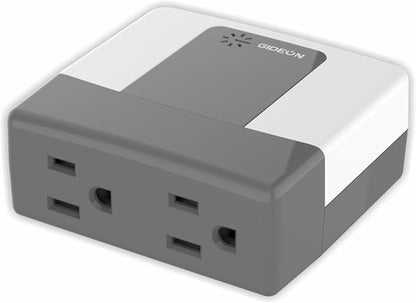 GIDEON 2 Outlet Surge Protector, Voltage Protector for Refrigerator, Air Conditioner & Home Appliances, 120V 15A 1800W Wall Plug with LED Indicators, Over & Under Voltage Protection