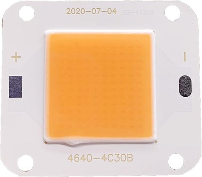 10PCS DC12V 50W LED COB Integrated Smart IC Driver LED Grow Light Full Spectrum Growing Lamp for Hydroponic Indoor Plants Veg and Flower