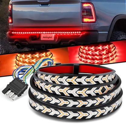 Nilight Truck Tailgate Light Strip 60Inch Arrow 540 LED Light