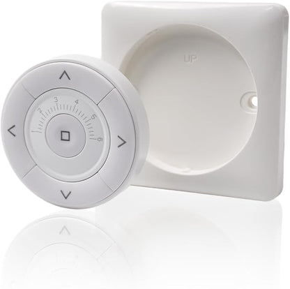 AC134-06 RF Wireless Wall Remote Control - 6 Channel Replacement Transmitter for Individual Shade, Group Room and Whole Home Shade Control