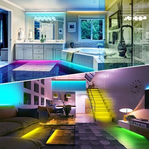 NBBUFF Led Lights for Bedroom 150FT, RGB Led Strip Lights Music Sync
