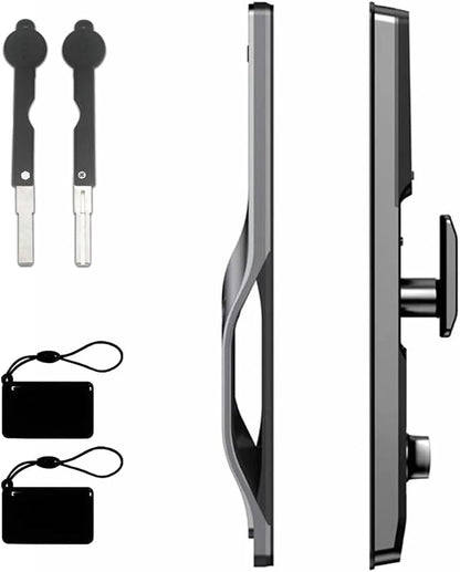 Sophies Smart Door Lock with Camera, Wi-Fi Smart Locks Fully Automatic 3D Face Recognition Smart Biometrics Fingerprint Door Lock Tuya Remote Control NFC Password with Doorbell