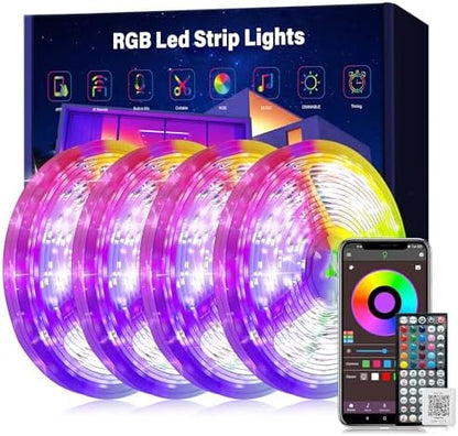 Ledagic Led Lights for Bedroom 400 ft (4 Rolls of 100ft), Led Lights Strip