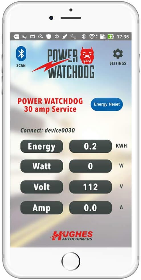 Power Watchdog PWD30EPO Smart RV Surge Protector, 30A, Bluetooth, IP65