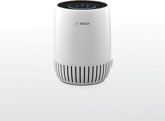BOSCH Air Purifier for Home, Small Spaces (Covers,500-sq ft), 2-in-1 Filter for Pollen, Smoke, Dust, Dander, Outdoor Pollution, Odors, Air 1000, White