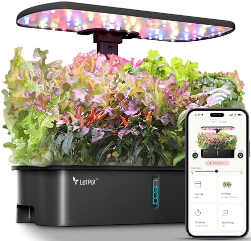 LETPOT LPH-Air 10-Pod Hydroponics Growing System Indoor Garden Kit