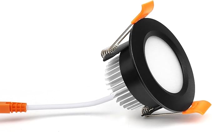YGS-Tech 3 Inch LED Recessed Lighting, Dimmable Downlight 5W(40W Halogen Equivalent), CRI80, 4000K Natural White, Ceiling Light with LED Driver(1 Pack)