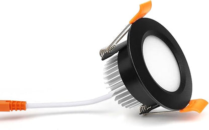 YGS-Tech 3 Inch LED Recessed Lighting, Dimmable Downlight 5W(40W Halogen Equivalent), CRI80, 3000K Warm White, Ceiling Light with LED Driver(1 Pack)